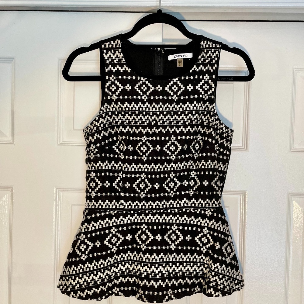 Peplum DKNY Top